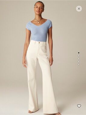 J. Crew Ecru flare-Leg Jeans size 24